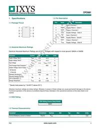 CPC5001GS Datasheet Page 3