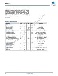CPC5604ATR Datasheet Page 4