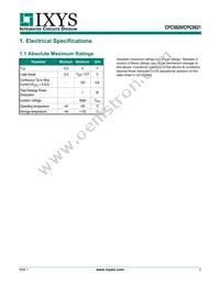 CPC5621A Datasheet Page 3
