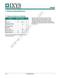 CPC5622A Datasheet Page 3