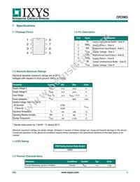 CPC5903GSTR Datasheet Page 3