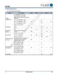 CPC7508BTR Datasheet Page 4
