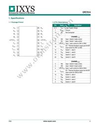 CPC7514ZTR Datasheet Page 3