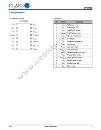 CPC7582MBTR Datasheet Page 3