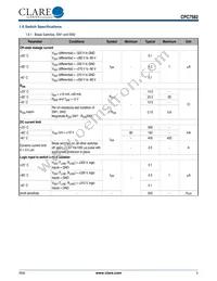 CPC7582MBTR Datasheet Page 5