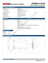 CPCI200A-1C Datasheet Page 3