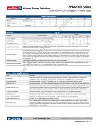 CPCI200D-2C Datasheet Page 2
