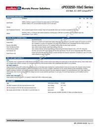 CPCI325D-101C Datasheet Page 2