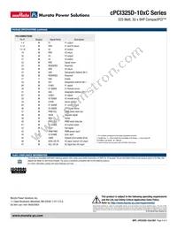 CPCI325D-101C Datasheet Page 4