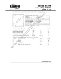 CPD65-BAV45-CT Datasheet Cover