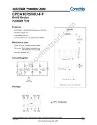 CPDA10R5V0U-HF Datasheet Cover
