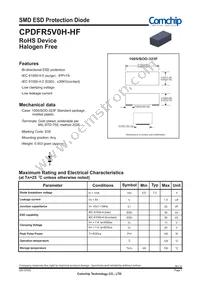CPDFR5V0H-HF Datasheet Cover