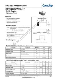 CPDQC24VEU-HF Datasheet Cover