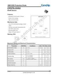 CPDT6-5V0U-HF Datasheet Cover