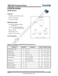 CPDT6-5V4U Datasheet Cover