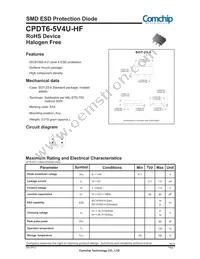 CPDT6-5V4U-HF Datasheet Cover