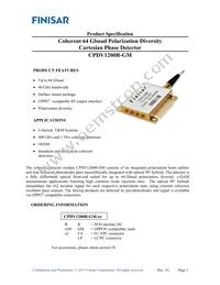 CPDV1200R-GM-LP Datasheet Cover