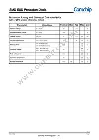 CPDVR085V0UA-HF Datasheet Page 2