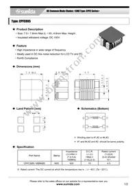 CPFC805NP-100M05 Datasheet Cover