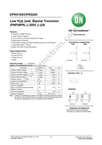 CPH3245-TL-E Datasheet Cover