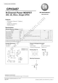 CPH3457-TL-H Datasheet Cover