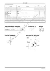 CPH3459-TL-W Datasheet Page 2