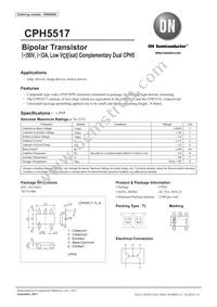 CPH5517-TL-E Datasheet Cover