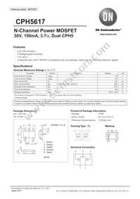 CPH5617-TL-E Datasheet Cover