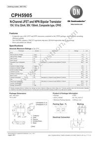 CPH5905G-TL-E Datasheet Cover