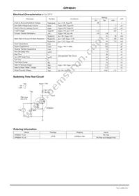 CPH6341-TL-E Datasheet Page 2