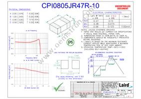 CPI0805JR47R-10 Cover