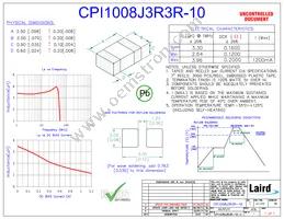 CPI1008J3R3R-10 Datasheet Cover