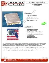 CPLL66-4160-4380 Datasheet Cover