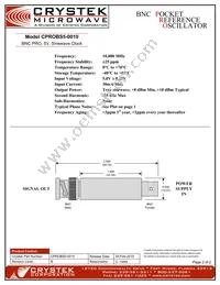 CPROBS5-0010 Datasheet Page 2