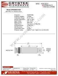 CPROBS5-0100 Datasheet Page 2