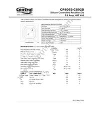 CPS053-CS92D-WN Datasheet Cover