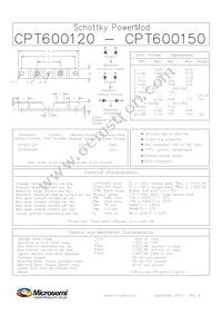 CPT600150A Datasheet Cover