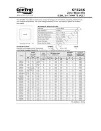 CPZ28X-1N5232B-CT Datasheet Cover