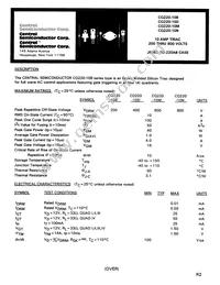 CQ220-10N Datasheet Cover