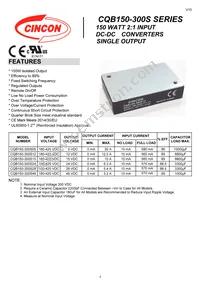 CQB150-300S48N Datasheet Cover