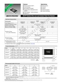 CR0402-FX-2703GPF Datasheet Cover