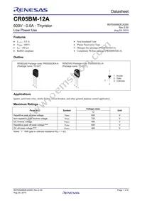 CR05BM-12A#B00 Datasheet Cover