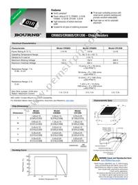 CR0603-FX-2702GLF Datasheet Cover