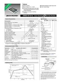 CR0603-JW-103EAS Datasheet Cover