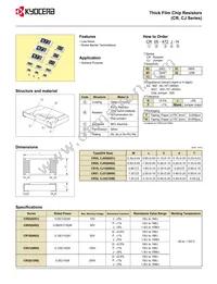 CR10-1962F-T Datasheet Cover