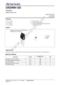 CR25RM-12D#B00 Datasheet Page 3