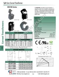 CR3111-3000 Datasheet Cover