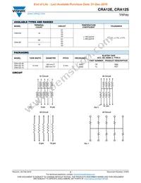 CRA12E0834K70FTR Datasheet Page 2