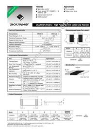 CRA2010-FZ-R010ELF Datasheet Cover