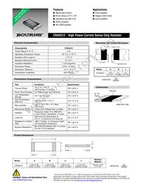 CRA2512-FZ-R001ELF Datasheet Cover